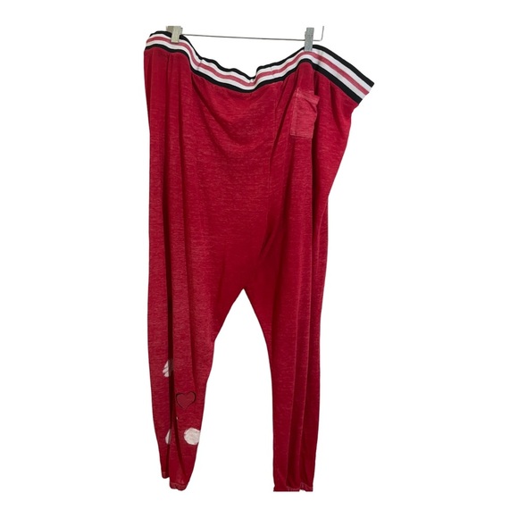 Disney Parks Mickey Mouse drawstring jogger pants size 3X plus size red - Picture 5 of 10